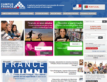 Tablet Screenshot of portugal.campusfrance.org