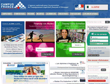 Tablet Screenshot of algerie.campusfrance.org