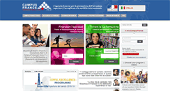 Desktop Screenshot of italie.campusfrance.org