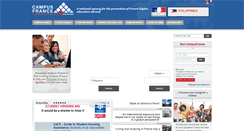 Desktop Screenshot of philippines.campusfrance.org