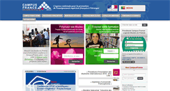 Desktop Screenshot of benin.campusfrance.org