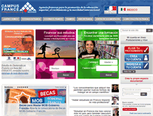 Tablet Screenshot of mexique.campusfrance.org