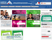 Tablet Screenshot of liban.campusfrance.org