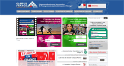 Desktop Screenshot of maroc.campusfrance.org