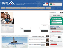 Tablet Screenshot of inde.campusfrance.org