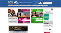 Desktop Screenshot of comores.campusfrance.org
