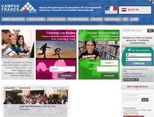 Tablet Screenshot of egypte.campusfrance.org
